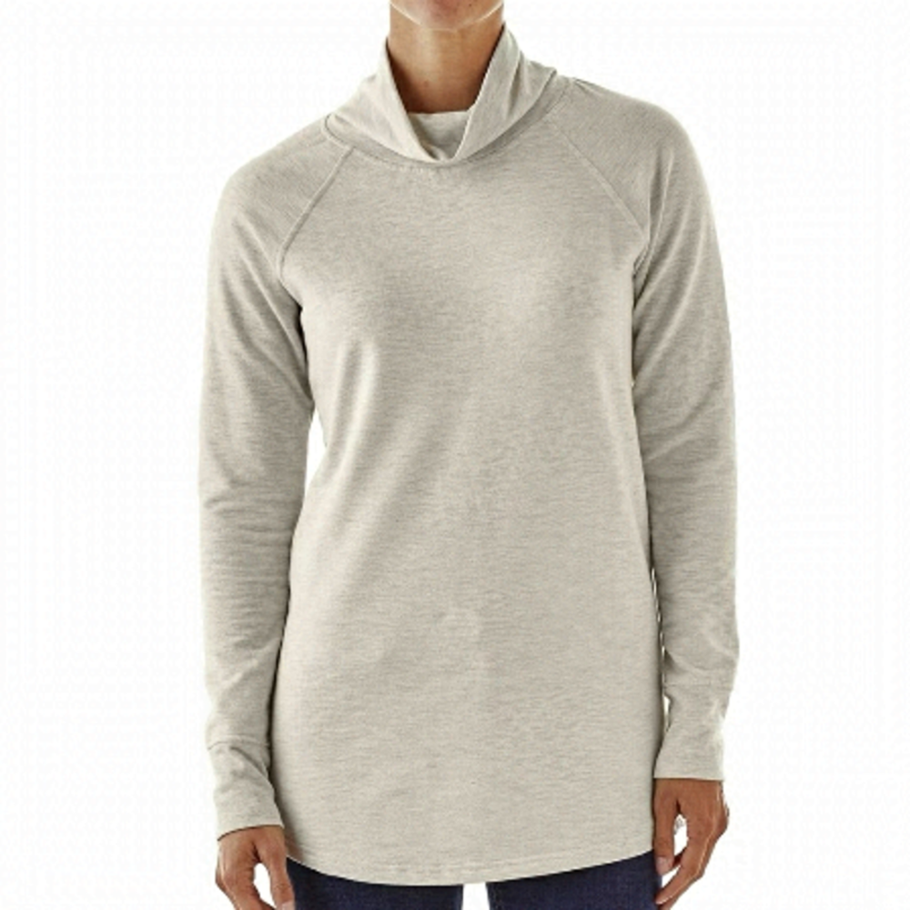 [Patagonia] Ahnya Cowl Tunic - Light Heathered Gray - S